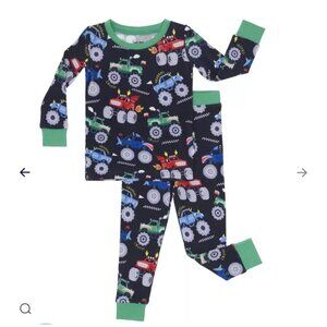NWT!  Little Sleepies ~ Monster Truck Madness Two-Piece Pajama Set ~ 18-24 mos